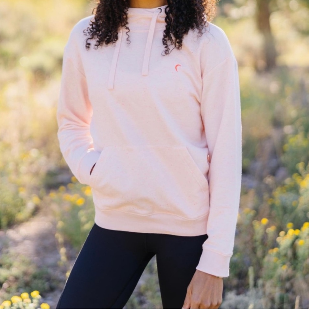 ZYIA Light Pink Speckled Hoodie